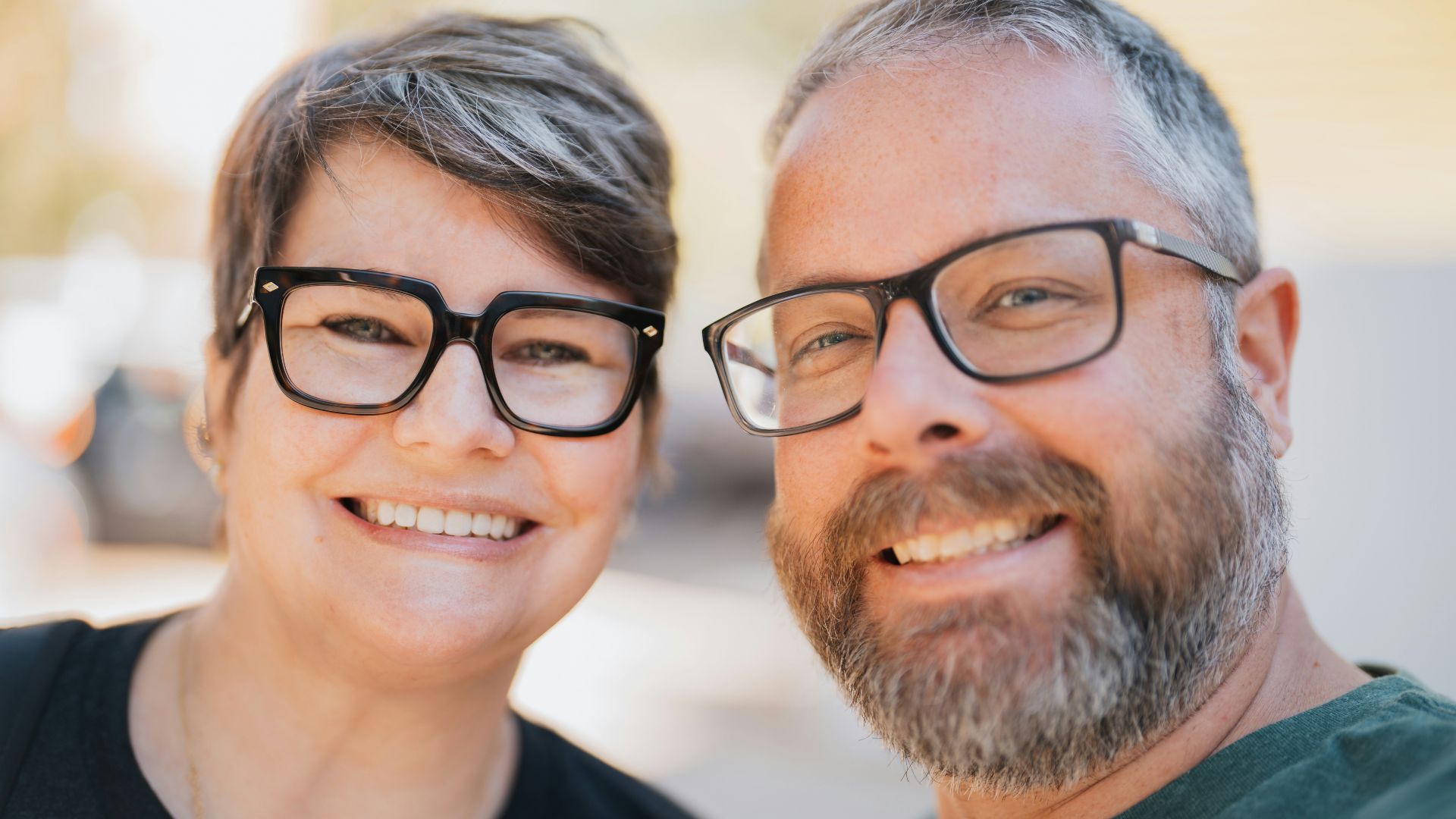Dental Blog 9 Two adults smiling after teeth straightening treatment in Birmingham